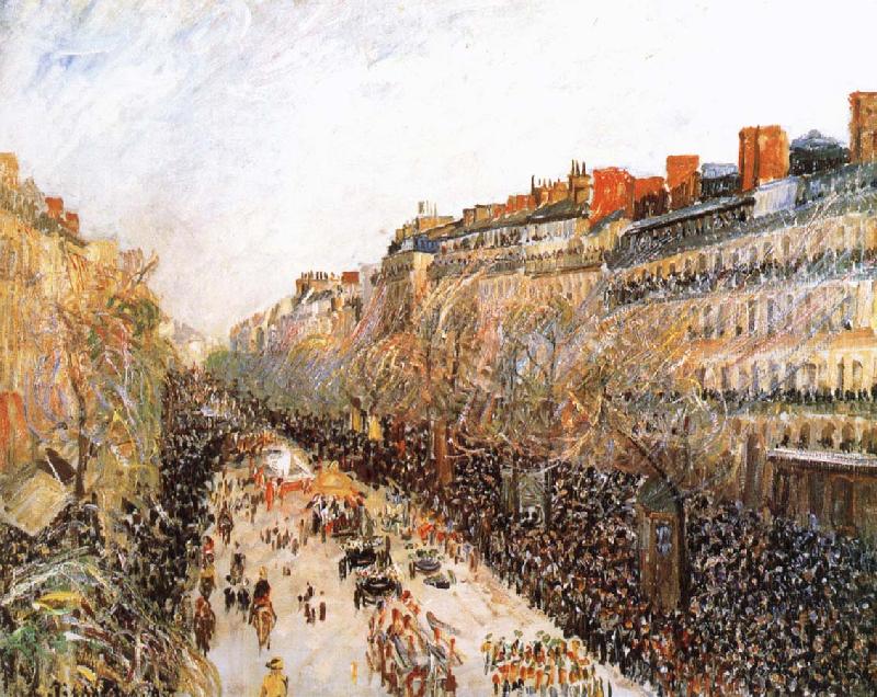Camille Pissarro Boulevard Montmartre oil painting picture